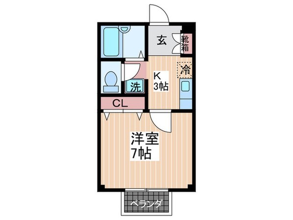 ロイヤルヒルズ　Ａ棟の物件間取画像